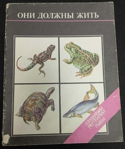 Книга "Амфибии, рептилии, рыбы"