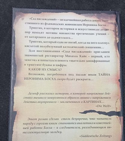 Аннотация к книге "Тайна Иеронима Босха"