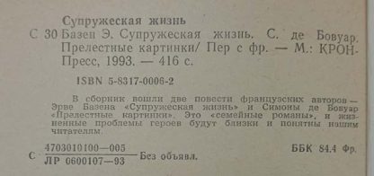 Аннотация к книге "Супружеская жизнь. Прелестные картинки"